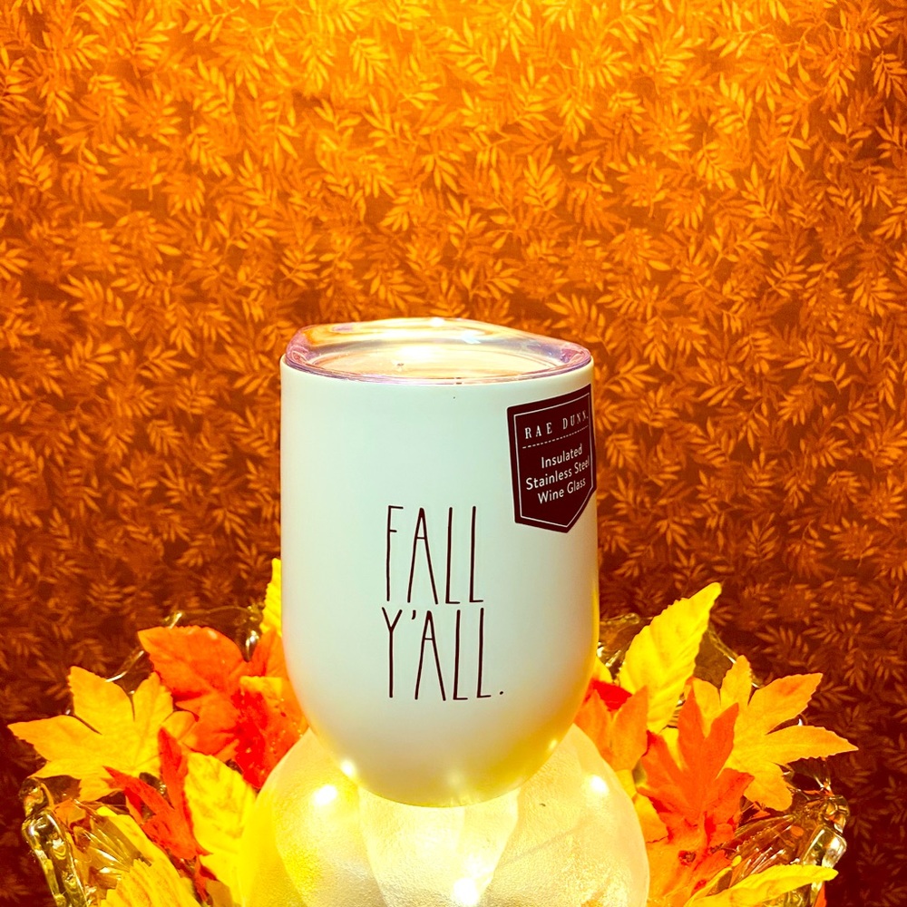 New Rae Dunn 2020 FALL Y’ALL 12 oz tumbler